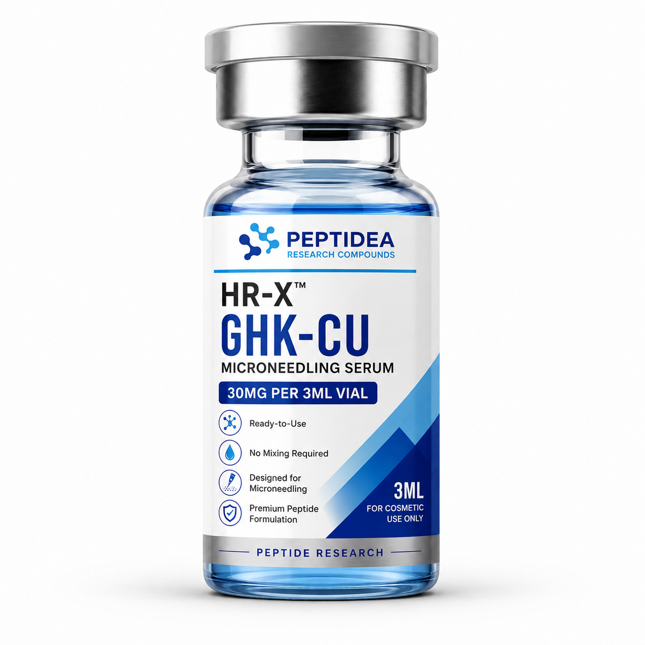 HR-X™ GHK-Cu Microneedling Serum | 1% Copper Peptide Formula