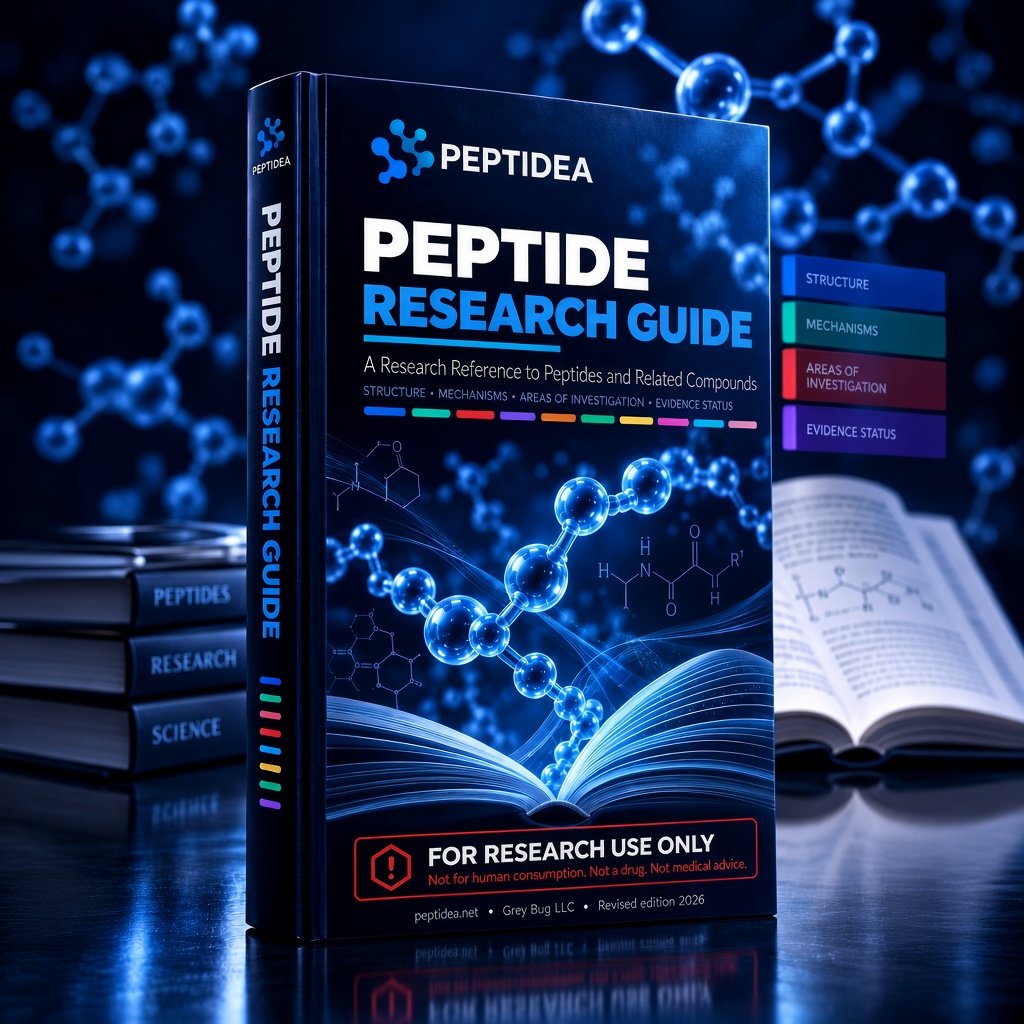 Peptide Guide Book hardcover — free for approved researchers